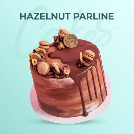 Chocolate hazelnut parline cake