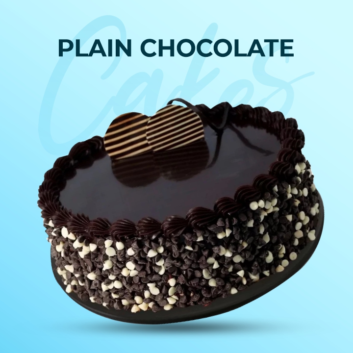 plain chocolate cake